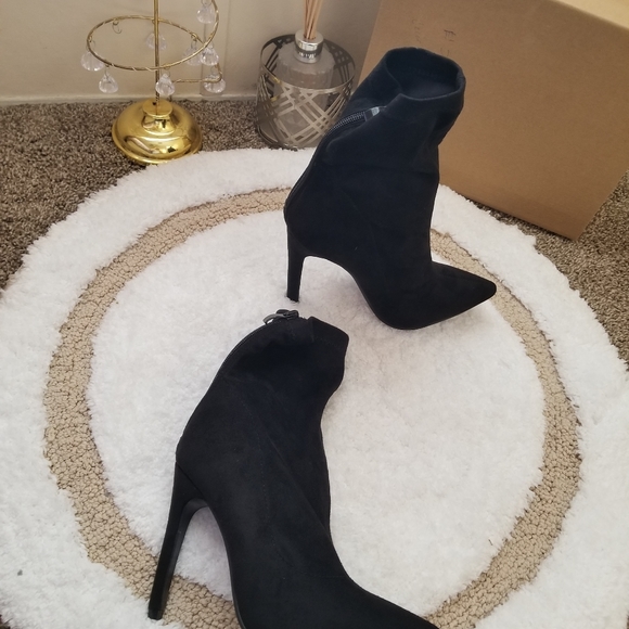 Shein Back Zipper Stiletto Heeled Boots - Picture 7 of 9